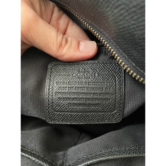 Coach Black Leather Purse Bag. Certified Authentic. Great condition. - Picture 5 of 8